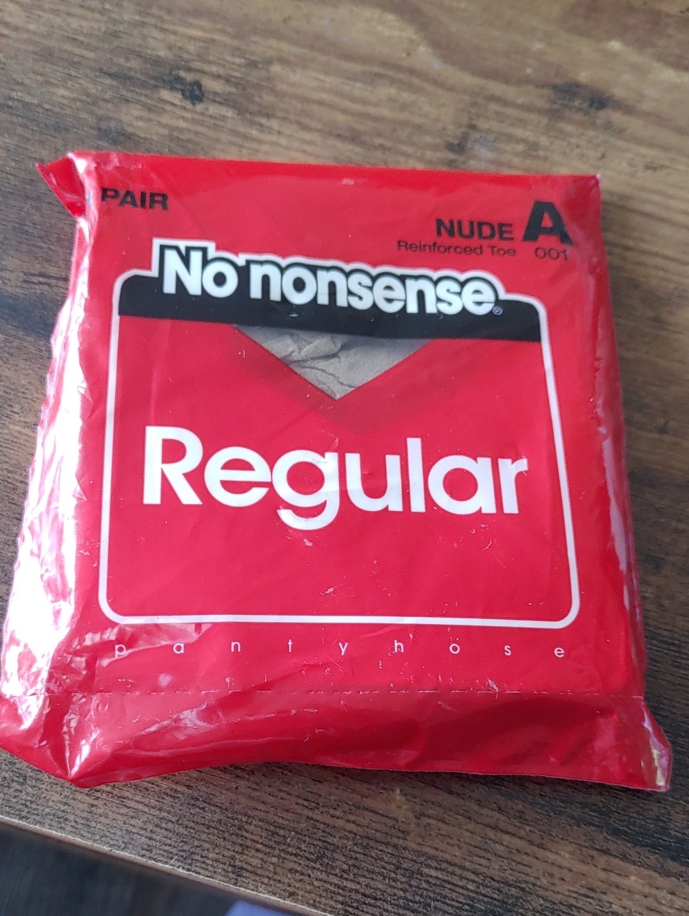 NWT Sz A No Nonsense Regular Nude Colored Pantyhose
